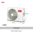 Ar Condicionado Split Inverter TCL FreshIN 3.0 18000 BTUs Frio Preto 220V TAC-18CFG3B-INV